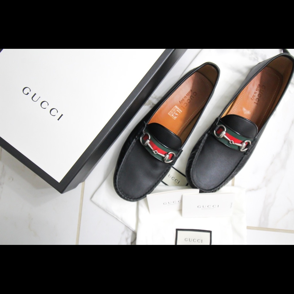 Gucci Men’s Aryton Interlocking G Horsebit Drivers